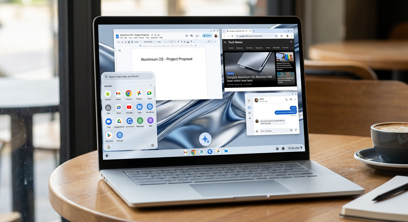 Image illustrant l'article : Aluminium OS - Le nouvel essai de Google pour mettre Android sur votre PC